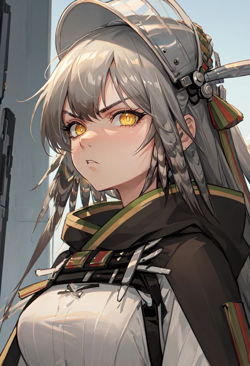 best quality, masterpiece, highres, solo, (fartooth_arknights:1.10), angry, annoyed, portrait, looking at viewer, 29 <lora:fartooth_arknights:0.80>