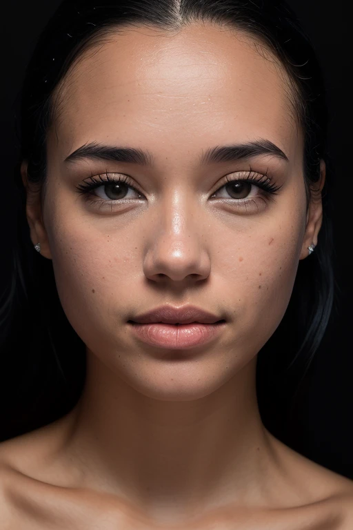 DEN_sofia_gomezMK2
((headshot:1.2) portrait on a (plain black background:1.2), (headshot:1.2), (face focus:1.1), (facing the camera:1.2), Head in the centre, (eye contact:1.3), (intense stare:1.1), mouth open, (facing straightforward:1.2), (forward facing:1.1), Head, face, Head focus, Head tilted down, looking slightly up at the camera:1.2),
bokeh, f1.4, 40mm, photorealistic, raw, 8k, textured skin, skin pores, intricate details <lora:epi_noiseoffset2:1>, epiCRealism