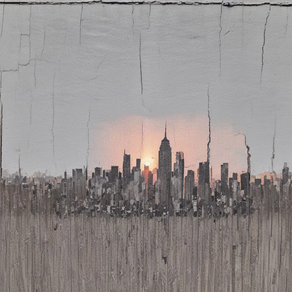 PlngPntBrd style, cityscape, sunset