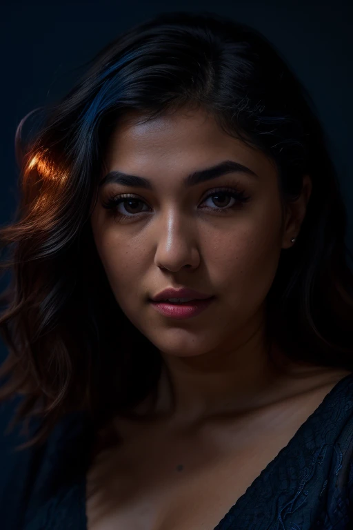DEN_sera_onlyseraphinexxx
((headshot:1.2) portrait on a (plain dark background:1.2), (headshot:1.2), (face focus:1.1), intricate (beautiful eyes:1.2), (wide open eyes:1.1), Big eyes, clean photo, lighting from behind, (Red lighting from the left:1.3), (Blue lighting from the right:1.3):1.2),
bokeh, f1.4, 40mm, photorealistic, raw, 8k, textured skin, skin pores, intricate details <lora:epi_noiseoffset2:1>, epiCRealism