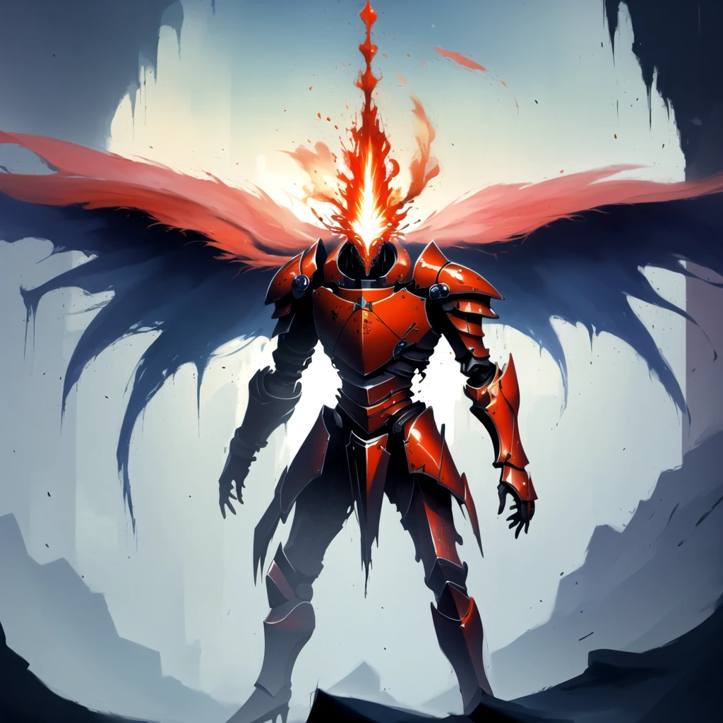 magical knight, high quality, masterpiece, cinematic, rough painterly texture
