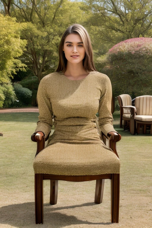 real, (realistic), super detailed, (4k), 8k, 21 year old woman is human chair, no legs, no arms, ch41r_91rl <lora:chair_girl-000004:1>