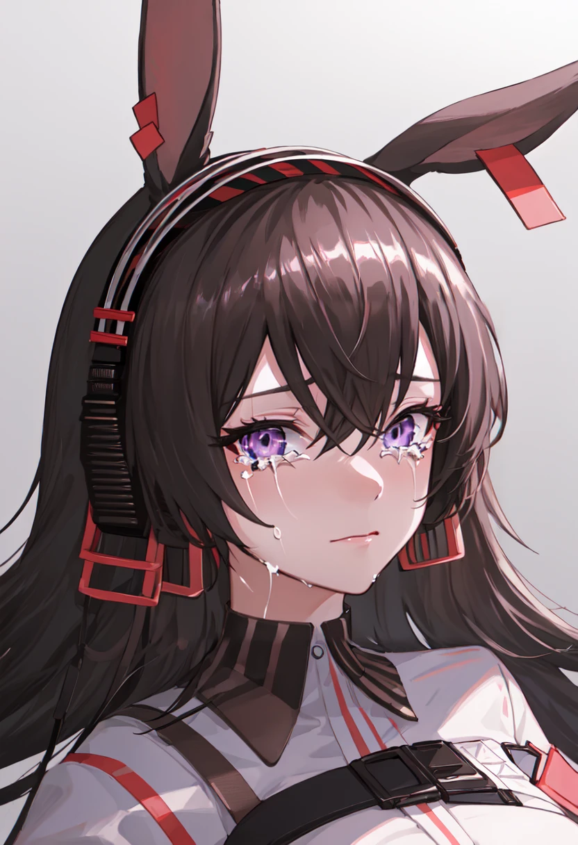 best quality, masterpiece, highres, solo, (april_arknights:1.10), crying, sobbing, tears, portrait, looking at viewer, 29 <lora:april_arknights:0.80>