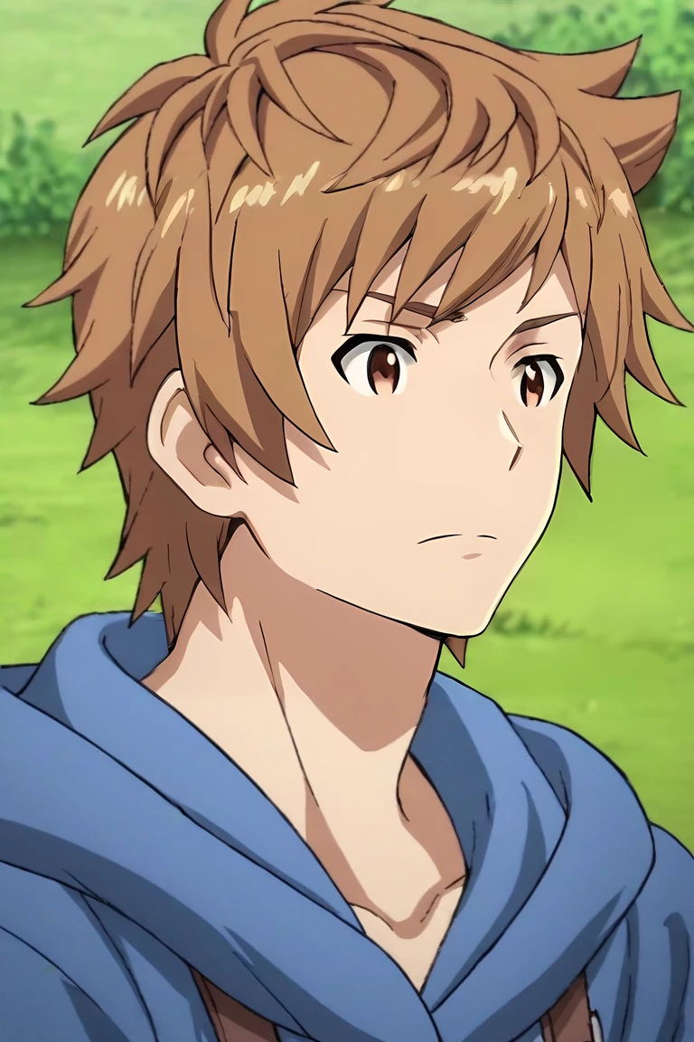 score_9, score_8_up, score_7_up, score_6_up, score_5_up, score_4_up, BREAK source_anime, anime screencap, anime coloring, , , , depth of field, 1boy, solo, male focus, <lora:gran_granblue_fantasy_pony:0.88>, gran_granblue_fantasy, brown hair, brown eyes, , feudal japan, , <lora:sdxl_lightning_8step_lora:1>