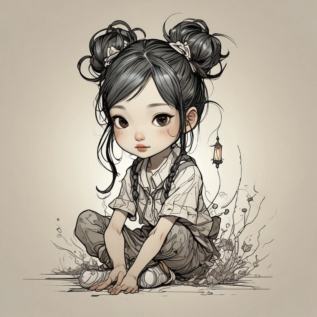 Ningning girl, Relaxed, studio lighting, whimsical art stylized by Brian Kesinger
<lora:Ningning-v1:1>
<lora:sdxl_lightning_8step_lora:1>