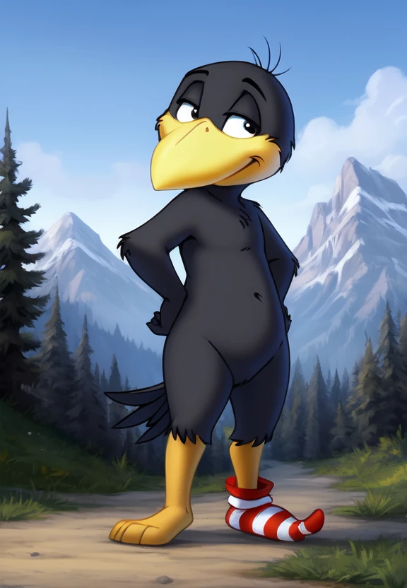 Raven Socke - ( Der kleine Rabe Socke ) Trained on fluffyrockE17Y