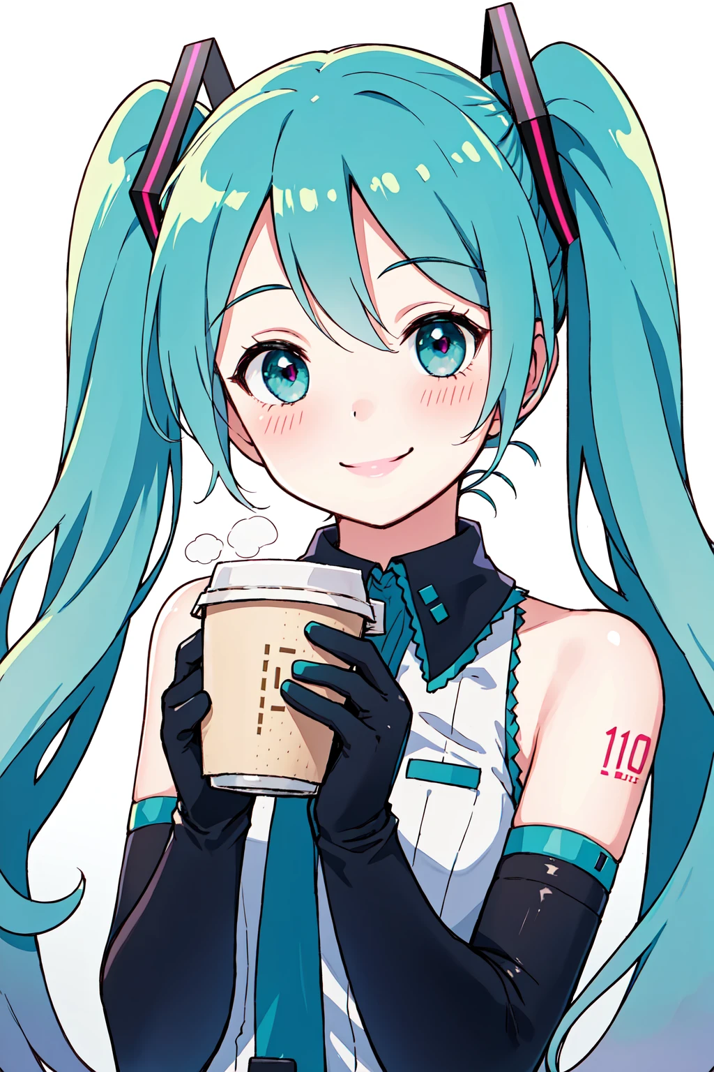 Hatsune Miku HoldingACupofCoffee