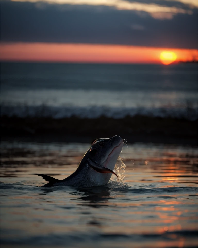 score_9, score_8_up, score_7_up, score_6_up, score_5_up, score_4_up, polite serene cat (fish:1.3) bidding farewell, dusk, water, dark, calm, realistic, highly detailed, dark, nighttime, backlight BREAK epiCPhoto  shot in natural light at early spring morning by the entrance to eerie dark pitch incredibly_lifelike very_soft_shadows Brightly_Lit realistic high_exposure_raw_photograph canon_5d_camera analog_film Whimsical_and_Numb BREAK high_exposure (two arms and two legs in photorealistic cinematic still:1.3), hyper_realistic_detailed_skin, ((gloom:1.3) of morning light:1.1) (shallow dof swirly portrait_lens bokeh:0.8)