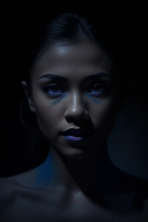 DEN_rainelee_SG,
((headshot:1.2) portrait on a (plain dark background:1.2), (headshot:1.2), (face focus:1.1), intricate (beautiful eyes:1.2), (wide open eyes:1.1), Big eyes, clean photo, lighting from behind, (Red lighting from the left:1.3), (Blue lighting from the right:1.3):1.2),
bokeh, f1.4, 40mm, photorealistic, raw, 8k, textured skin, skin pores, intricate details <lora:epi_noiseoffset2:1>, epiCRealism