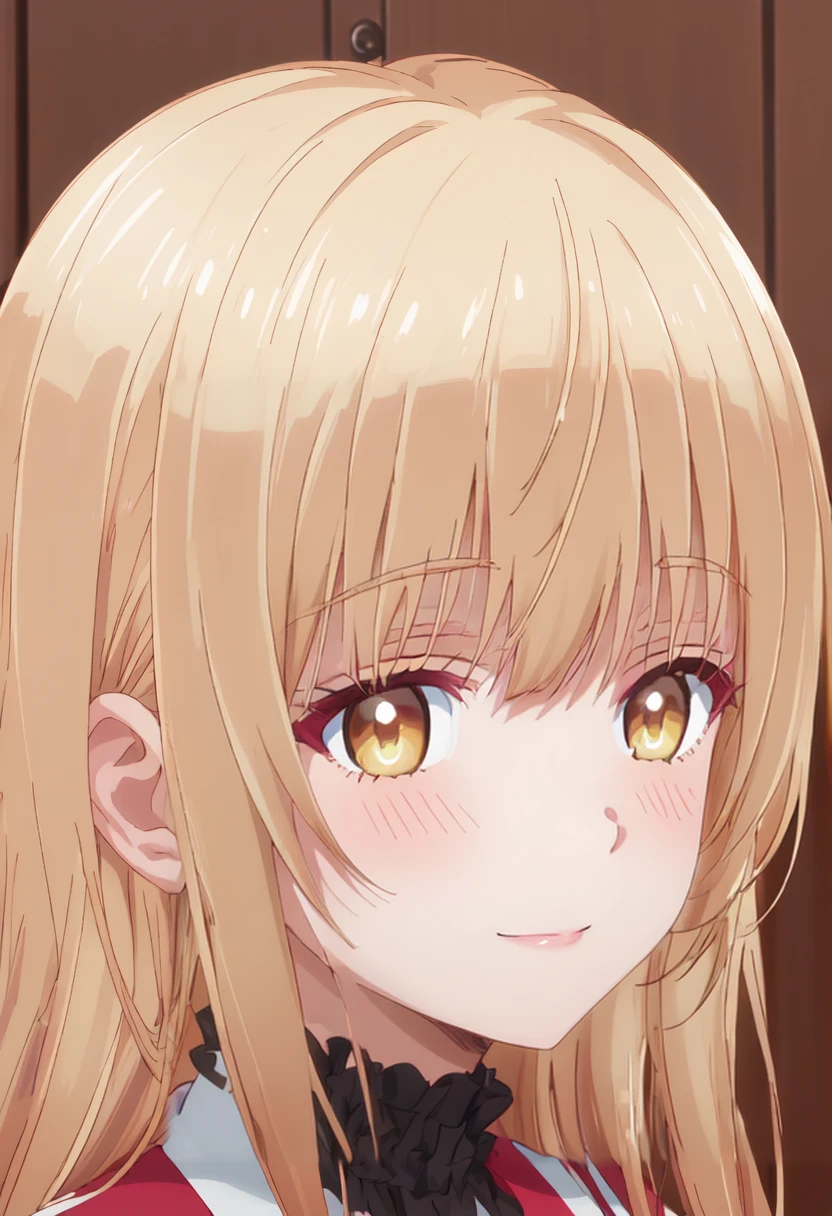 best quality, masterpiece, highres, solo, (shiina_mahiru_otonarinotenshisamaniitsunomanikadameningennisareteitaken:1.10), 1girl, closed mouth, portrait, blush, looking at viewer, smile, close-up, anime_style, 2 <lora:shiina_mahiru_otonarinotenshisamaniitsunomanikadameningennisareteitaken:0.80>