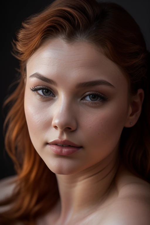 Merger_hannah_gabrie,
((headshot:1.2) portrait on a (plain grey background:1.2), (headshot:1.2), (face focus:1.1), windswept chaotic hair, soft lighting, low contrast, low saturation:1.2),
bokeh, f1.4, 40mm, photorealistic, raw, 8k, textured skin, skin pores, intricate details  <lora:epi_noiseoffset2:1>, epiCRealism