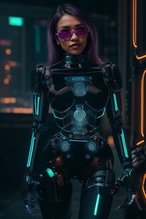 DEN_rainelee_SG,
(woman with a (robot arm:1.2) and (mechanical limbs:1.2) wearing sunglasses, human body, (android:1.2), (robot arm:1.2), machinery, (cyberpunk:1.2), punk:1.2),
bokeh, f1.4, 40mm, photorealistic, raw, 8k, textured skin, skin pores, intricate details <lora:epi_noiseoffset2:1>, epiCRealism