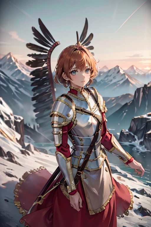 <lora:HXarmour_033d>,(wings:1.4),mountain,pointe pose,, hxarmour,1girl,(dark orange armour:1.3),, ultra-detailed,extremely delicate and beautiful,(by exquisite colors block),masterpiece,best quality,unreal engine 5 rendering, light,movie,movie specffects,detailed details,HDR,UHD,8K,CG wallpaper,