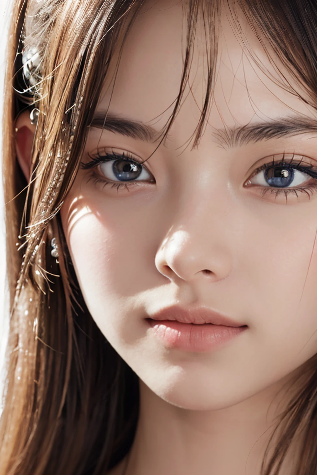 1girl, (close up:1.2), masterpiece, best quality, RAW photo, 16k wallpaper, extremely detailed CG, Amazing, finely detail, official art, High quality texture, incredibly absurdres, highres, beautiful face, 18 years old girl,