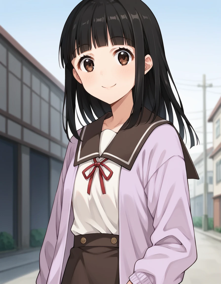 high school girl、Japanese 、classroom、Pull up your skirt、Showing panties、黒いShowing panties、Blushing、