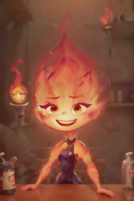 intricate detail, photorealism, 8k uhd, dslr, soft lighting, high quality, film grain,
(looking at viewer,medium body shot:1.1),(seductive:1.1),detailed face,
Ember woman in a dimly lit sleek bedroom, made of fire, fire hair, colored, shiny, sexy, adorable <lora:Ember-SD1.5:1>