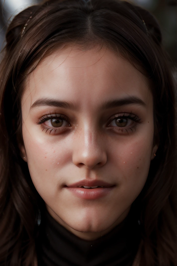 tv_Ada_MXAI , , , happy expression, extreme closeup shot, black background,, 8k resolution, highres, high detail, sharp focus, detailed skin, 8k uhd, bokeh, analog photography