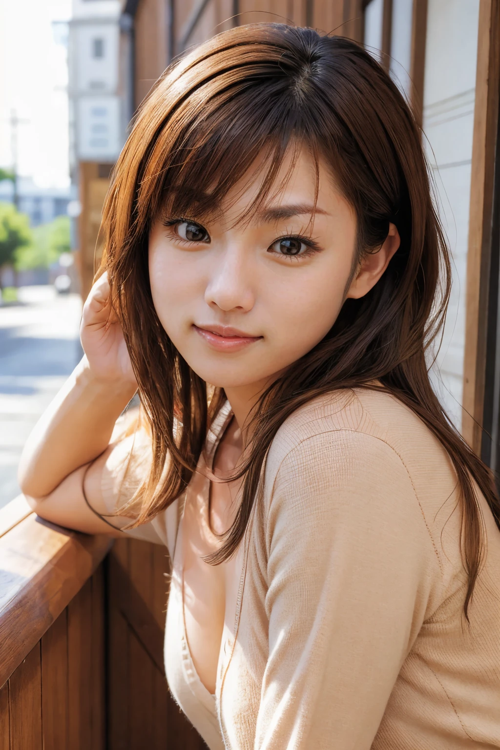 4k, photo, realistic,best quality,1girl,woman, portrait, casual wear, (headshot:1.2),
kyokofukadalora <lora:kyokofukadalora:1>