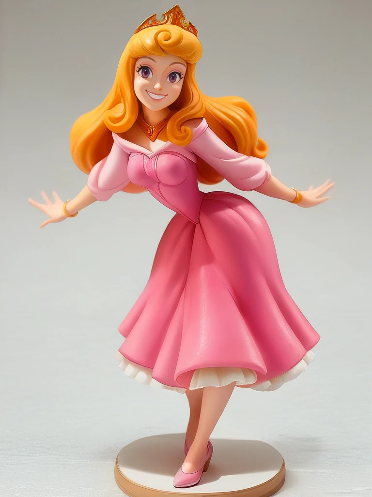 score_9, score_8_up, score_7_up, score_6_up, AuroraXLP skirt lift, pink dress, princess, tiara, purple eyes, medium breasts, narrow waist, wide hips, thick thighs, looking at viewer, dynamic pose, smile, cute, wide shot, solo, leaning forward, full body,
<lora:Anime_Figure_P1:1> figure <lora:AuroraXLP_character:0.85>