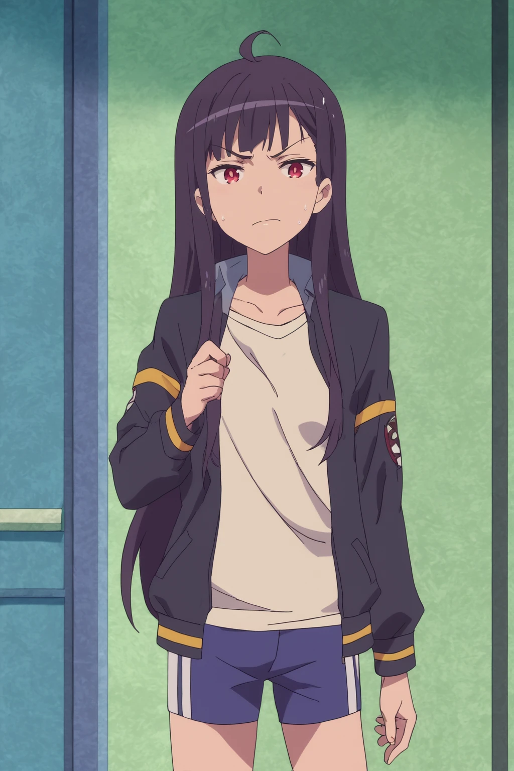 (masterpiece, highest quality: 1.2), alone, 1 girl, alone, panties,,black,Sailor suit,blazer,your heather, lingerie, かなりEmbarrassing, View audience, Long black hair, head band, Earrings, Big Breasts, Medium Waist,Medium Hips, wide thighs, Embarrassing, charm, Good move..., Excellent anatomy,panties,classroom,,Sailor suit,blazer,skirt, (((skirtめくり, I can see your pants))),