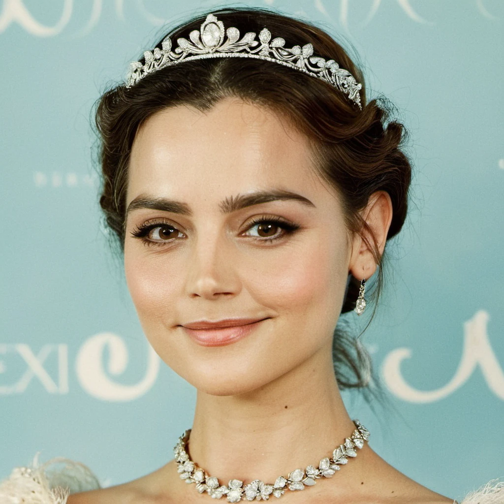 (Skin texture),High quality,Closeup face portrait photo, analog, film grain, actress dressed as a medieval queen with a delicate diamond tiara,regal, bright smile,  jenxcoleman,    <lora:jencoleman_32_small_xl_7_standard_wo_cap-merger-29_52_04_06-jenxcoleman:1>