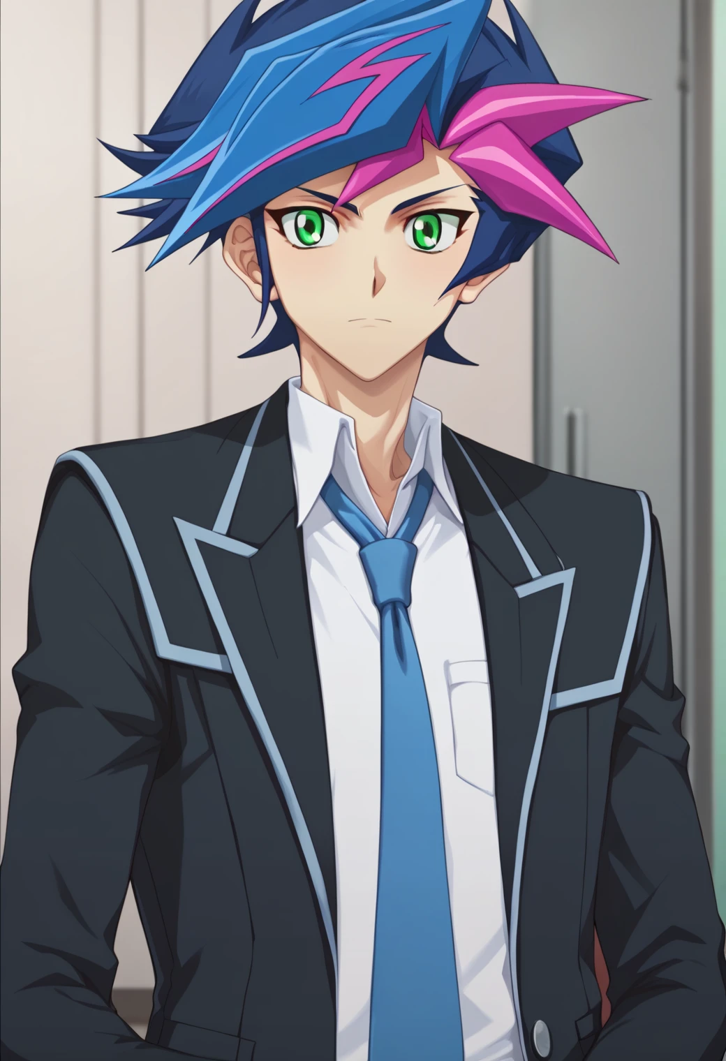 Yusaku Fujiki (藤木 遊作) / Playmaker (プレイメーカー) - Yu-Gi-Oh! VRAINS (遊☆戯☆王VRAINS) - (Pony) / (SDXL) SDXL