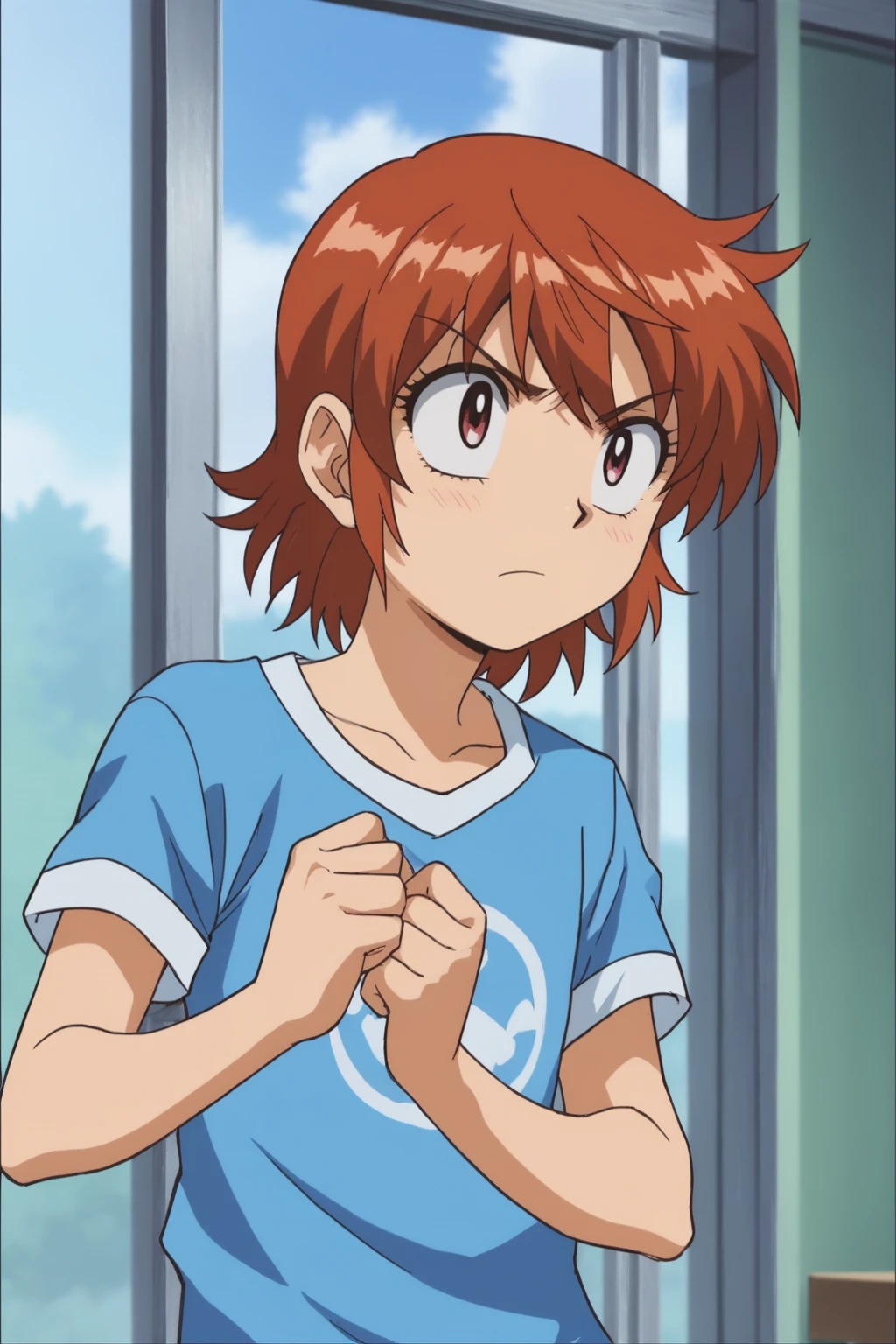 rating safe, score_10, score_8_up, score_7_up, score_6_up, uncensored, anime screencap, flat shadows BREAK kaoru akashi, upper body