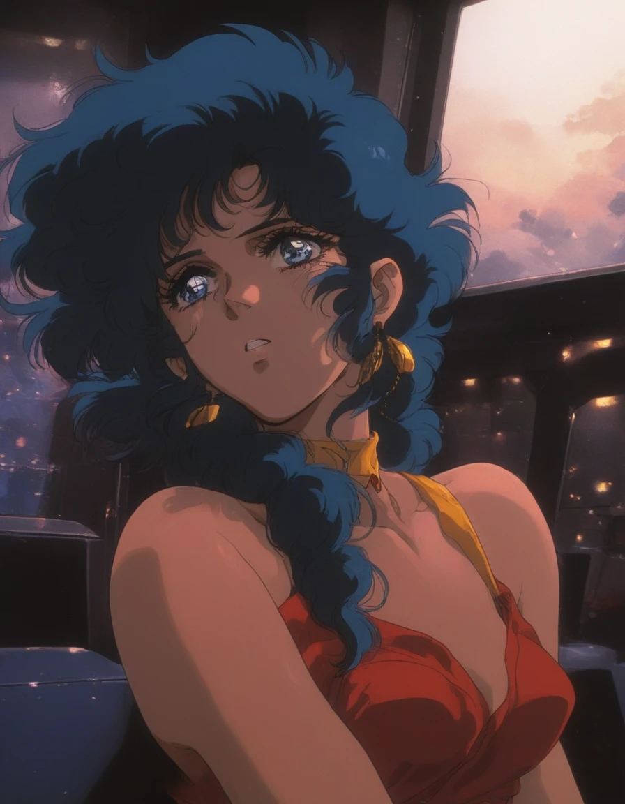 score_9, score_8_up, score_7_up, 
<lora:AniZi_v5:1>, 1girl, blue_eyes, 1980s_\(style\), retro_artstyle, 1girl, anime, anizi_v4 1girl, bare_shoulders, blue_eyes, blue_hair, breasts