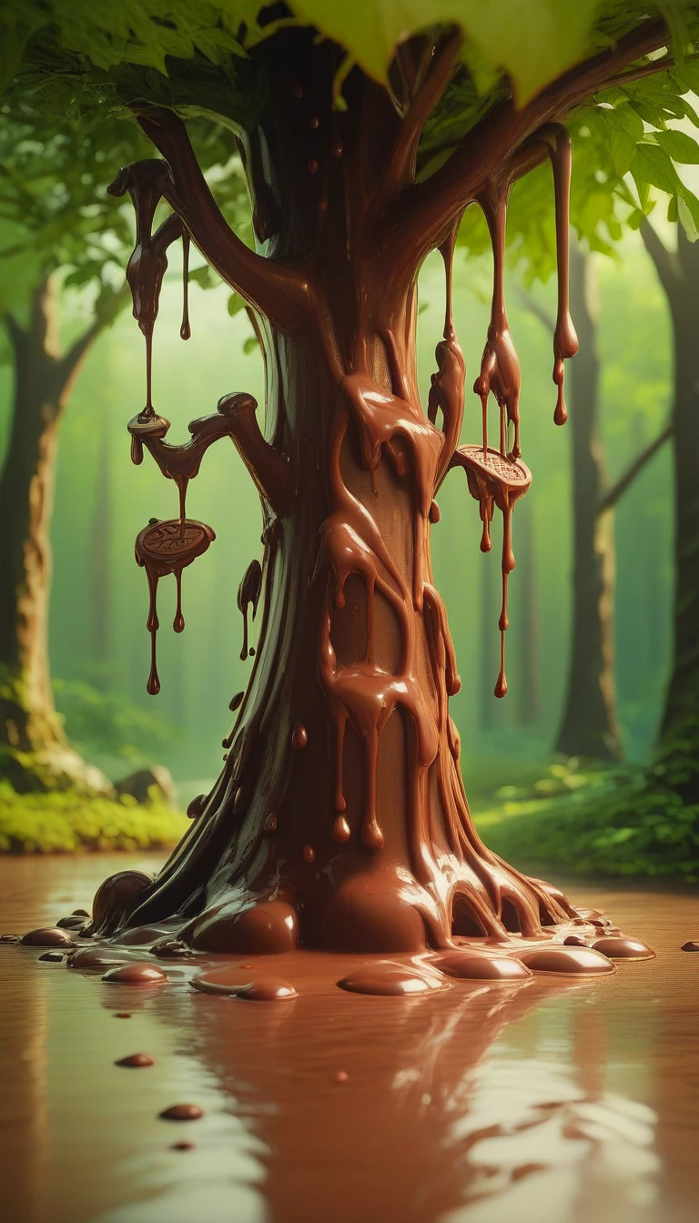 score_9, score_8_up, score_7_up, score_6_up, <lora:ChocolateWetStylePony:0.7> ChocolateWetStyle an Indian yogi meditating in an enchanted lotus-filled swamp under a banyan tree, melted liquid chocolate, (Masterpiece:1.3) (best quality:1.2) (high quality:1.1)