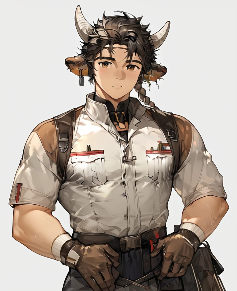 score_9,score_8_up,score_7_up,
1boy,handsome,<lora:ä¸é¡·wanqing:1>,male focus,animal ears,horns,brown eyes,cow ears,cow horns,gloves,short hair,braid,muscular,