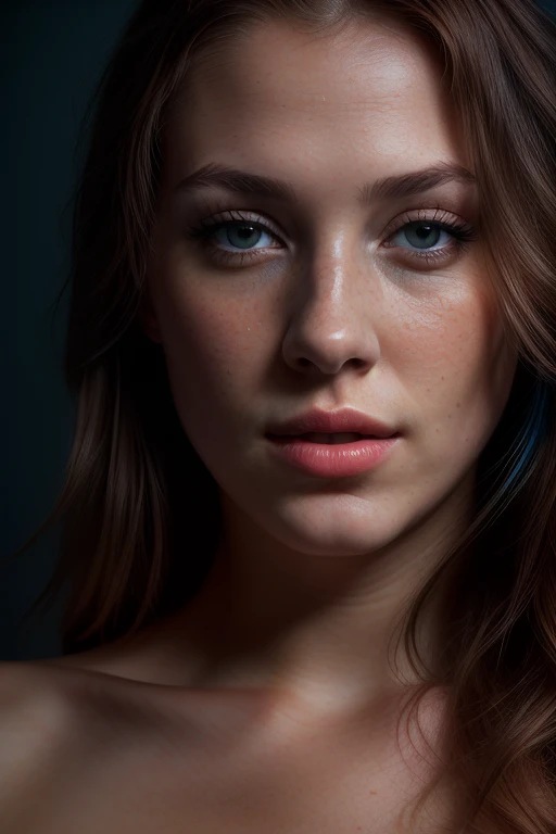 Merger_mel_faynia,
((headshot:1.2) portrait on a (plain dark background:1.2), (headshot:1.2), (face focus:1.1), intricate (beautiful eyes:1.2), (wide open eyes:1.1), Big eyes, clean photo, lighting from behind, (Red lighting from the left:1.3), (Blue lighting from the right:1.3):1.2),
bokeh, f1.4, 40mm, photorealistic, raw, 8k, textured skin, skin pores, intricate details <lora:epi_noiseoffset2:1>, epiCRealism