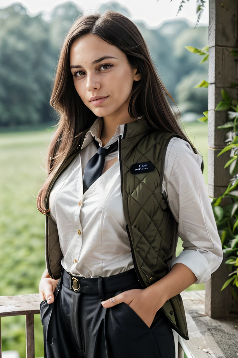 (Influencer_Detailer_by_Stable_yogi)
(influencer-close-up-shot-by-stable-yogi)
(Instagram_Influencer_17_By_Stable_Yogi)
(black_long_wavy_hair_black_eyes) Country estate, (quilted vest and moleskin pants:1.2), attending a garden party, afternoon
