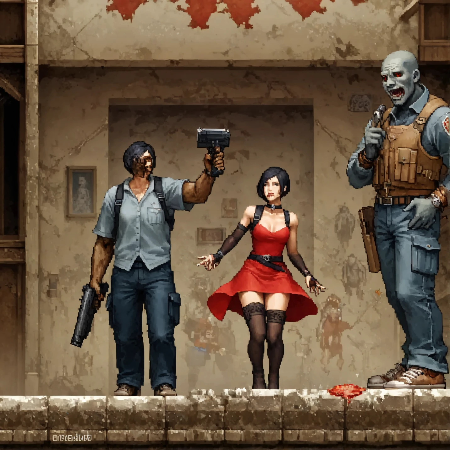 EXPERIMENTAL - DS game Pixel Art style