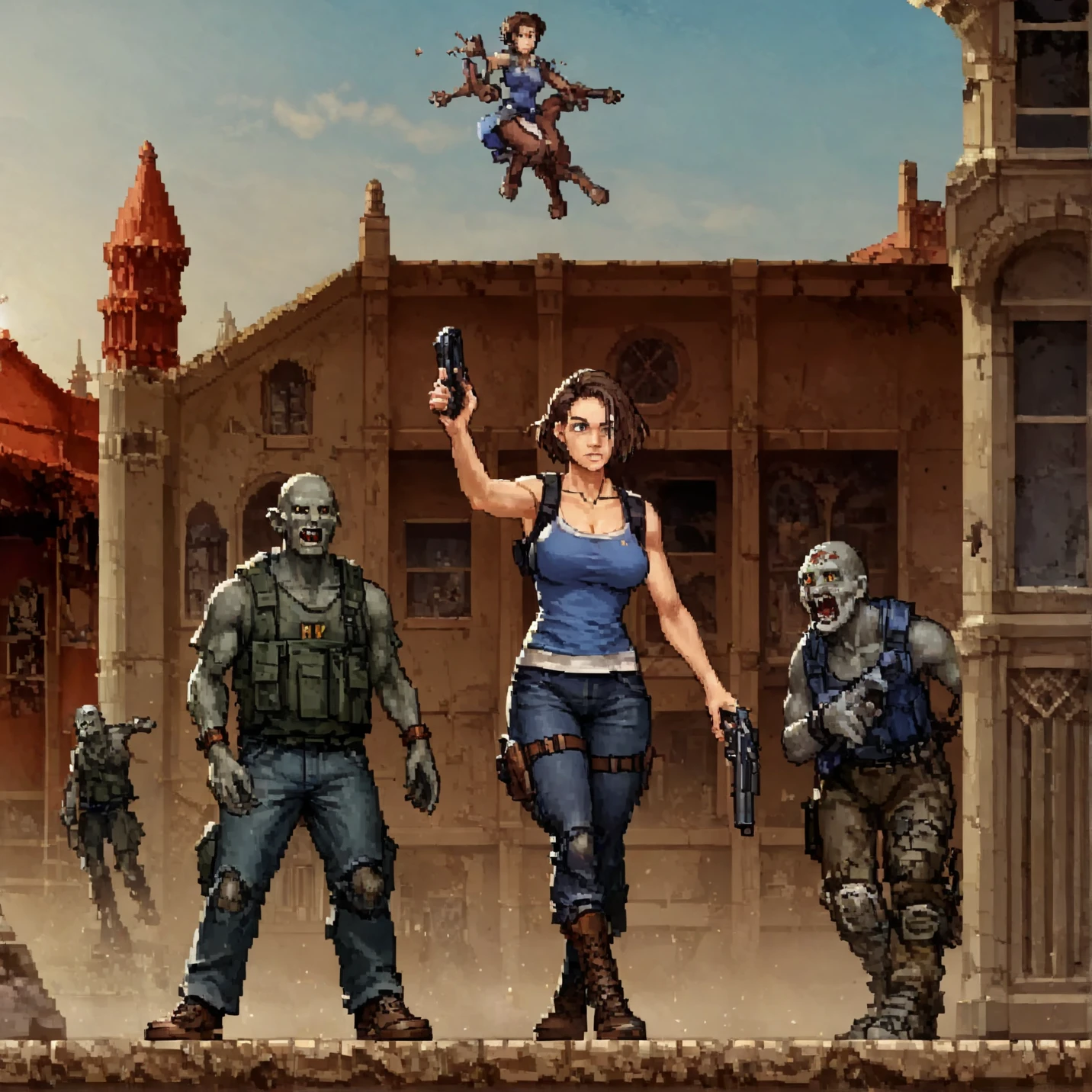EXPERIMENTAL - DS game Pixel Art style