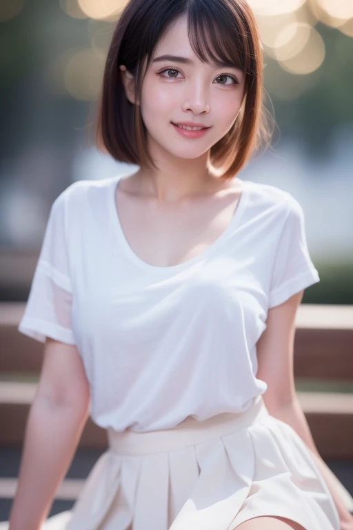 (((32k,high detal,high-detail、masterpiece,Attention to detail,full body Esbian,,solo))),Raw photo & realistic atmosphere,beautiful dark blue eyes,Detailed mouth,Glossy lips,Detailed eyebrows,Eyes drawn in detail with soft white skin that shines in every detail、Very beautiful eyes with azure eyes,Detailed lips、Very beautiful face,Very well-formed face、Lifelike face,shiny beautiful lips,Beautiful eyebrows,Infinite reality,Japan High Best Design, Realistic Young Gravure Idol,Very cute high school girl, , japanese girl , Japanese high school girl , Young Sensual Gravure Idol, Young Gravure Idol, Beautiful and cute17 year old ,the whole body is wet,dripped out,with a flushed face,Tremendously beautiful17-year-old girl,natural soft light、The body is dripping wet,Sheer clothing,Brown shiny hair,Hair is wet,Dripping water,dripping,(I'm not wearing a skirt,bare-legged,,Wet and see-through white short sleeve shirt,summer clothing,Beautiful kind eyes,Looking at the camera:1.2),(((Soft body,,Slightly chubby,youthfulness,swimming pools,Sit up,Beautiful smooth legs,Exposed thighs,Gentle smile,well-shaped breasts,,Immature body,Sexy Uniforms,short-cut,The chest is open))),(Shots from the air,From directly above,Supine:1.5)