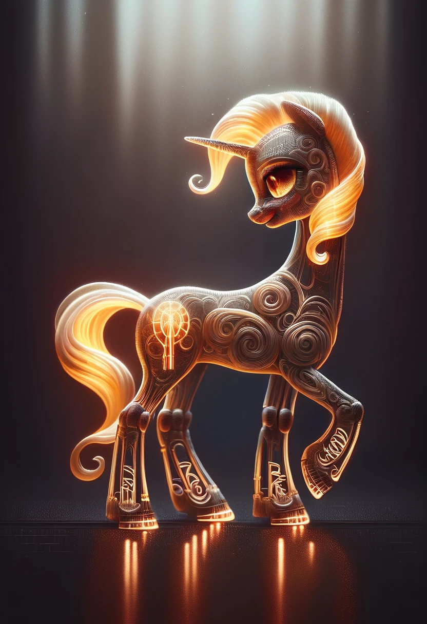 score_9, score_8_up, score_7_up,score_6_up, score_5_up,detailed light,   DonMN1x137ub35XL,nixie, pony,orange glow,  (intricate detail, cinematic lighting, amazing quality, amazing shading, soft lighting, Detailed Illustration, wallpaper), rating_safe   <lora:myLoraPony\DonMN1x137ub35XL-pony-000008:1.2>