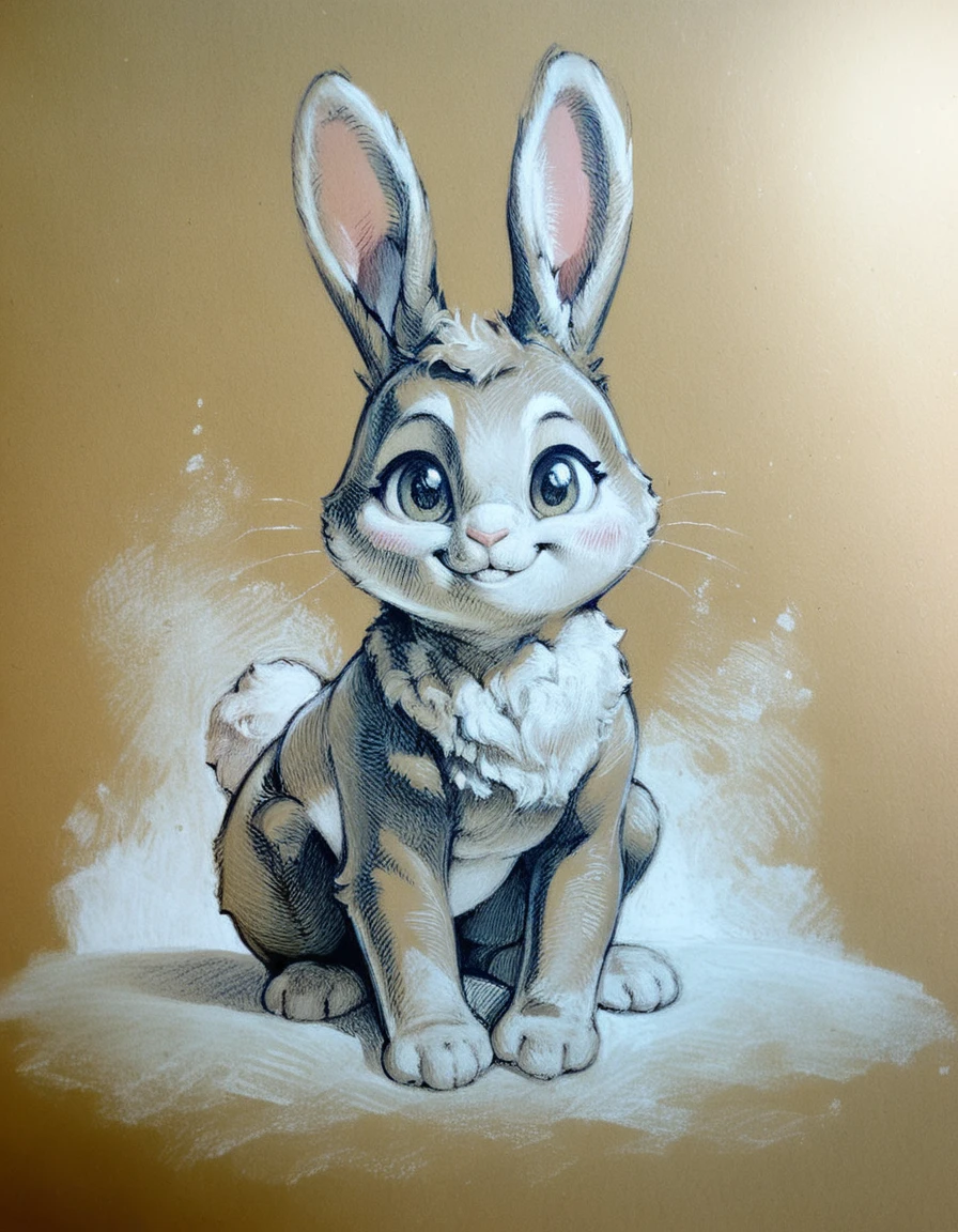 score_9, score_8_up, score_7_up, score_6_up, score_5_up, score_4_up, source_furry, a cute bunny, traditional media, lineart