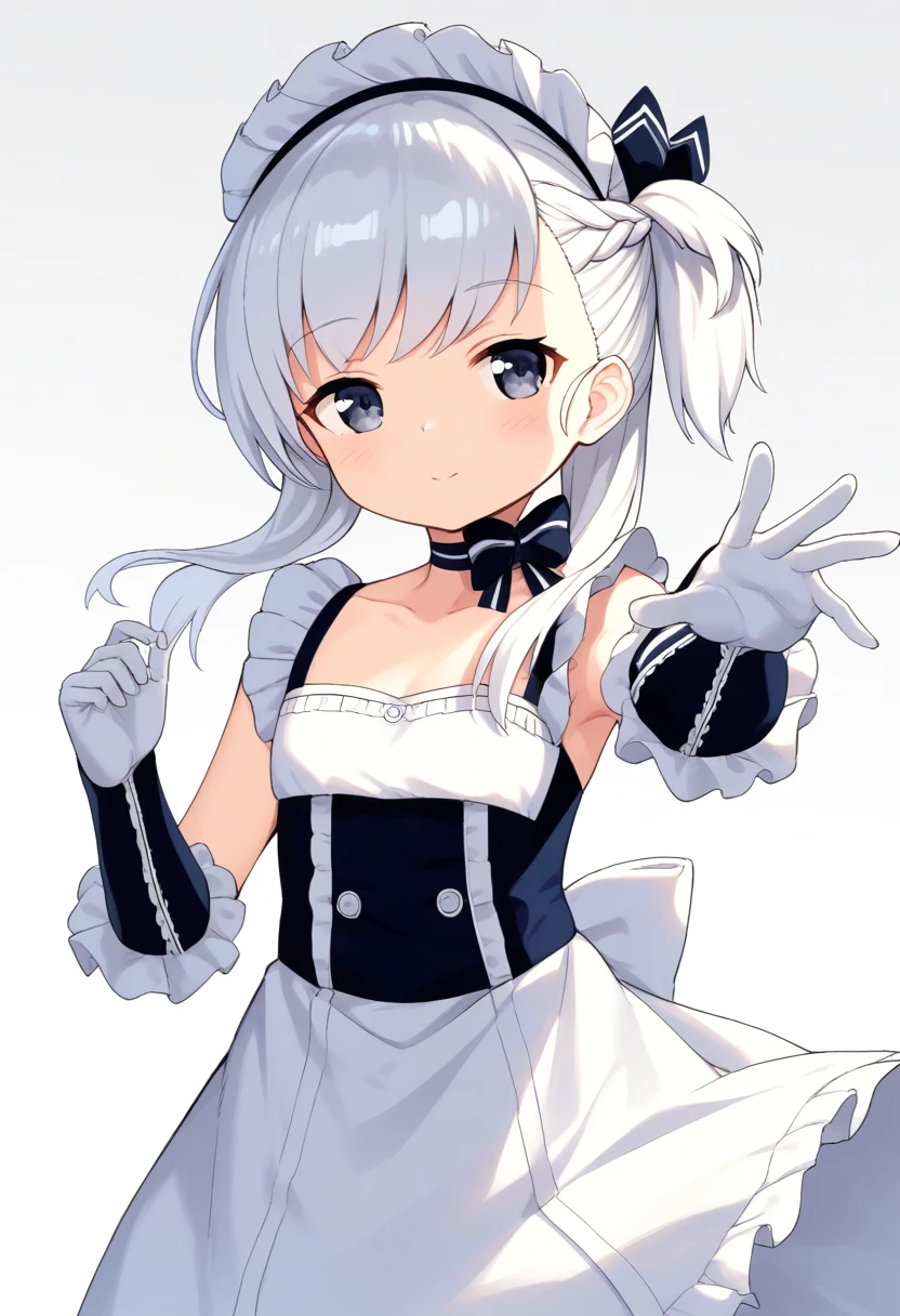 <lora:little_bel_XL_pony_bf16_v1:1>little bel \(azur lane\), 1girl, maid, BREAK score_9, score_8_up, score_7_up, BREAK source_anime, best quality, masterpiece, uncensored,<lora:sdxl_lightning_4step_lora:1>(clear eyes:1.2),zPDXLpg,rating_explicit,(4 finger:0.5),