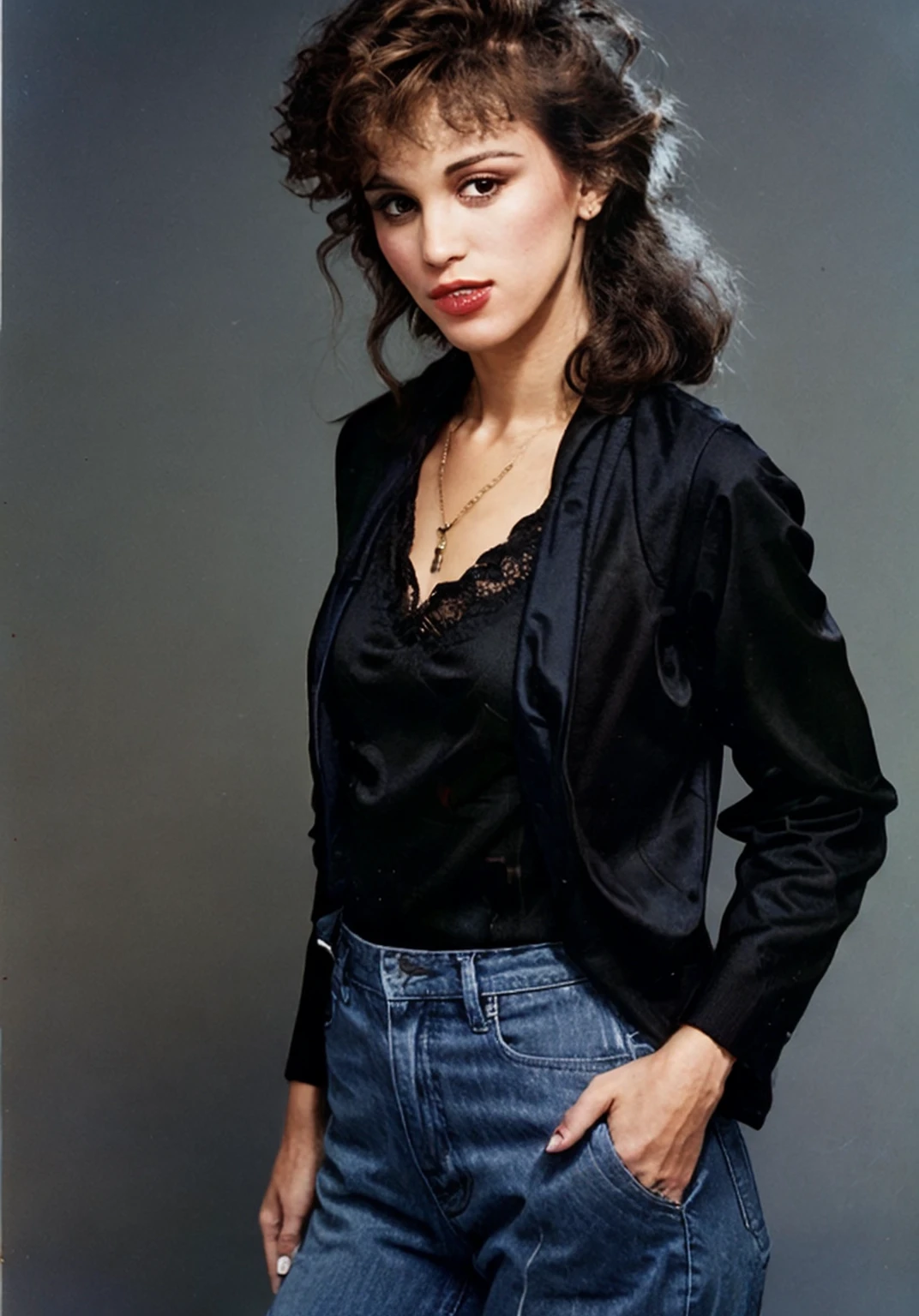 "(best qualityer,high resolution:1.2),The woman,(masochism:1.3),expressive wrinkles,cabelo Androgynous haircut,denim skirt,blouse,dark torn lace stockings with garters,(nighttime city:1.2),detailed eyes and face,long eyelashes,expression of despair,Dark, moody lighting,sinister vibration, grim reaper" Aesthetic artwork:1.2,