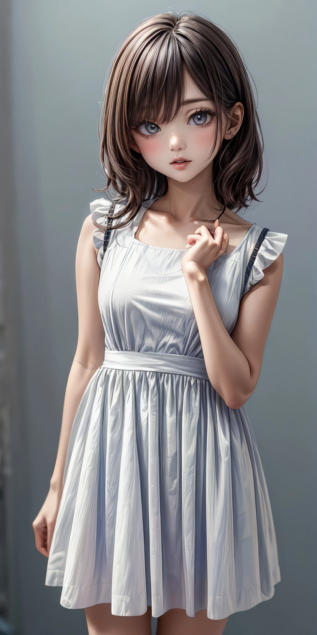 masterpiece,ultra-detailed,best quality,8K,illustration,
girl ,middle breasts,<lora:more_details:1>,simple background,
<lora:jyoji one piece 1.0:0.6> jyojifuku, dress