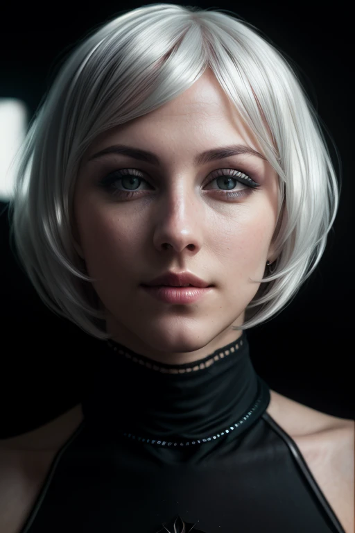 DEN_melamori_2B,
(headshot:1.1) portrait on a plain black background, (headshot:1.2), face focus, intricate (beautiful eyes:1.2), (wide open eyes:1.1), Big eyes, clean photo, circle lighting, high contrast,
bokeh, f1.4, 40mm, photorealistic, raw, 8k, textured skin, skin pores, intricate details <lora:epi_noiseoffset2:1>, epiCRealism