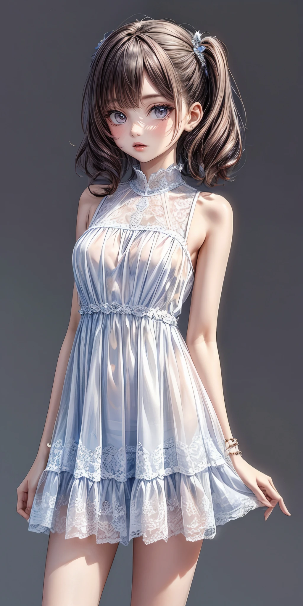 masterpiece,ultra-detailed,best quality,8K,illustration,
girl ,middle breasts,<lora:more_details:1>,simple background,
<lora:jyoji one piece  1.0:0.6> jyojifuku, dress,see-through