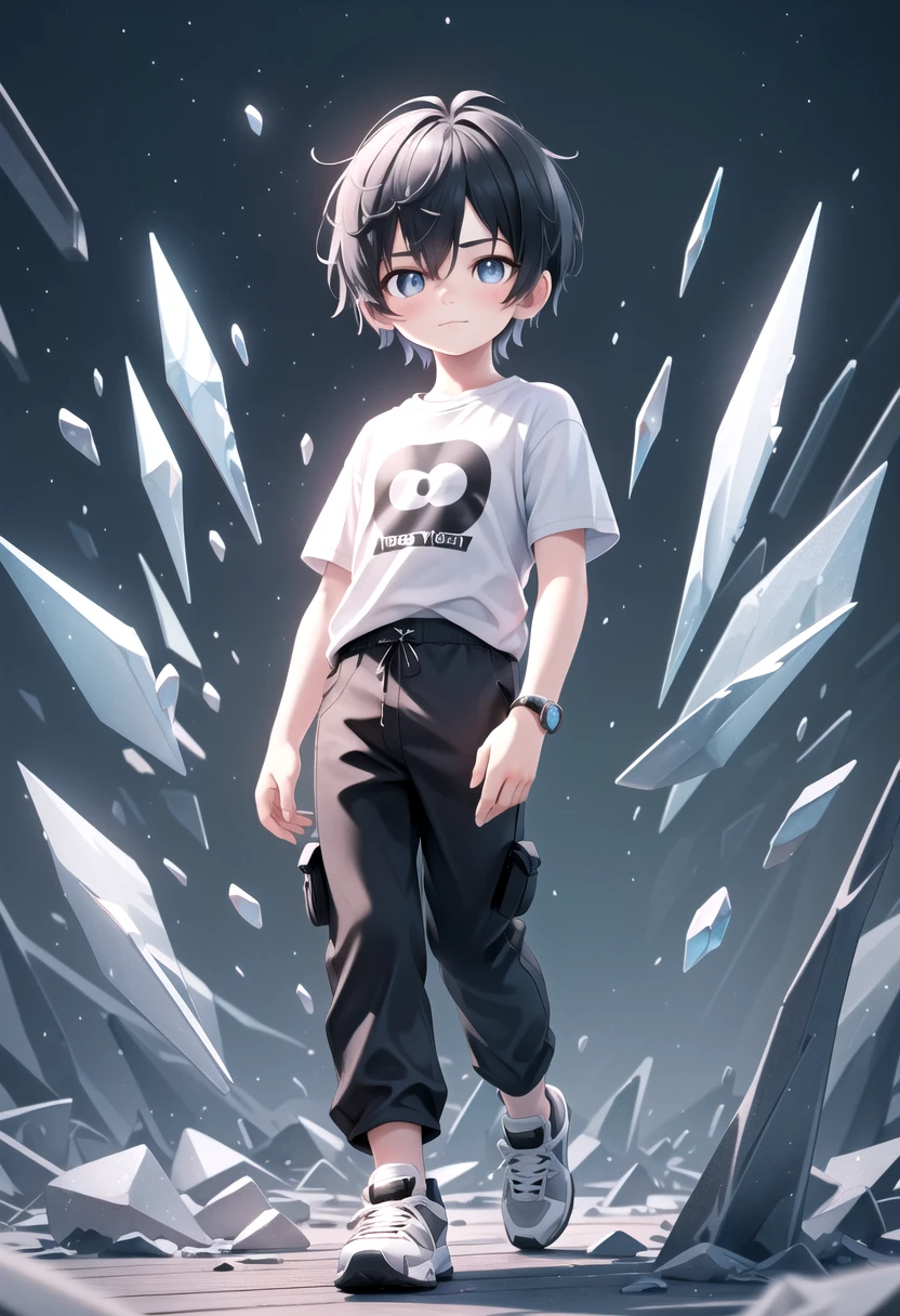 <lora:cutifiedanimecharacterdesign_variant_type_C_SD_v10:0.5>
type-c,
1boy, solo, forest, wooden village, short hair, t-shirt,black box pants,
full body, looking at viewer, faint smile,
The soft lighting and detailed surroundings create an immersive environment where imagination runs wild,
hyper-detailed, high quality visuals, dim Lighting, ultra-realistic, sharply focused, octane render, 8k UHD