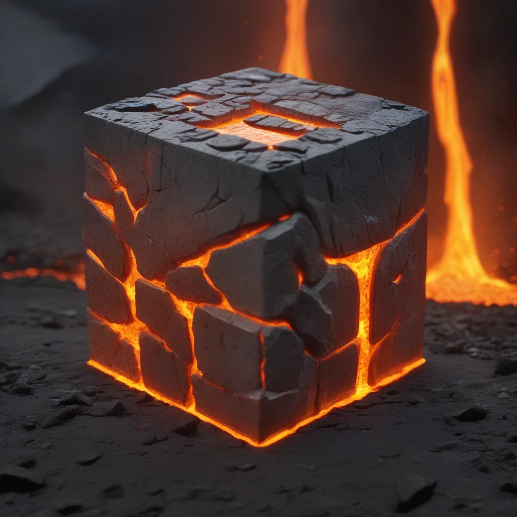 a cube, lava, magma, molten rock, glowing
<lora:magma_12_lbw_2:1.6>