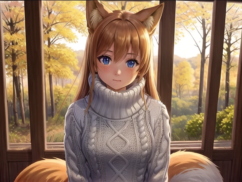 foxgirl, ((orange oversized loose turtleneck sweater)), indoors, from above, (((very cozy, very cute, very comfy))), fox ears, fox tail, long hair. freckles, forest background, outdoor, autumn
<lora:tfs3:0.0> <lora:brandys:0.0> <lora:bfsw3:0.8>
Highest quality, 8k, (cinematic look:1.4), soothing tones, insane details, intricate details, hyperdetailed, low contrast, soft cinematic light, dim colors, exposure blend, hdr, faded, slate gray atmosphere