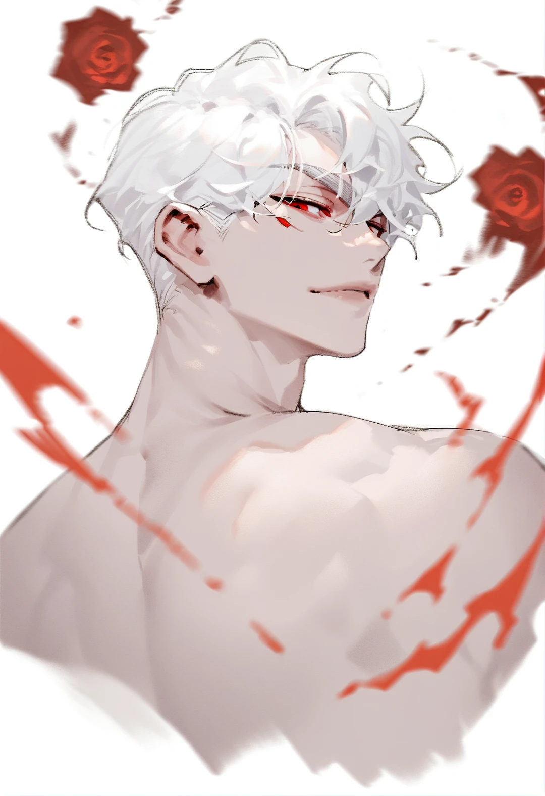 <lora:MUKi:1>,muksal style,1boy,solo,white hair,red eyes,, score_9,score_8_up,score_7_up,score_6_up,rating_explicit