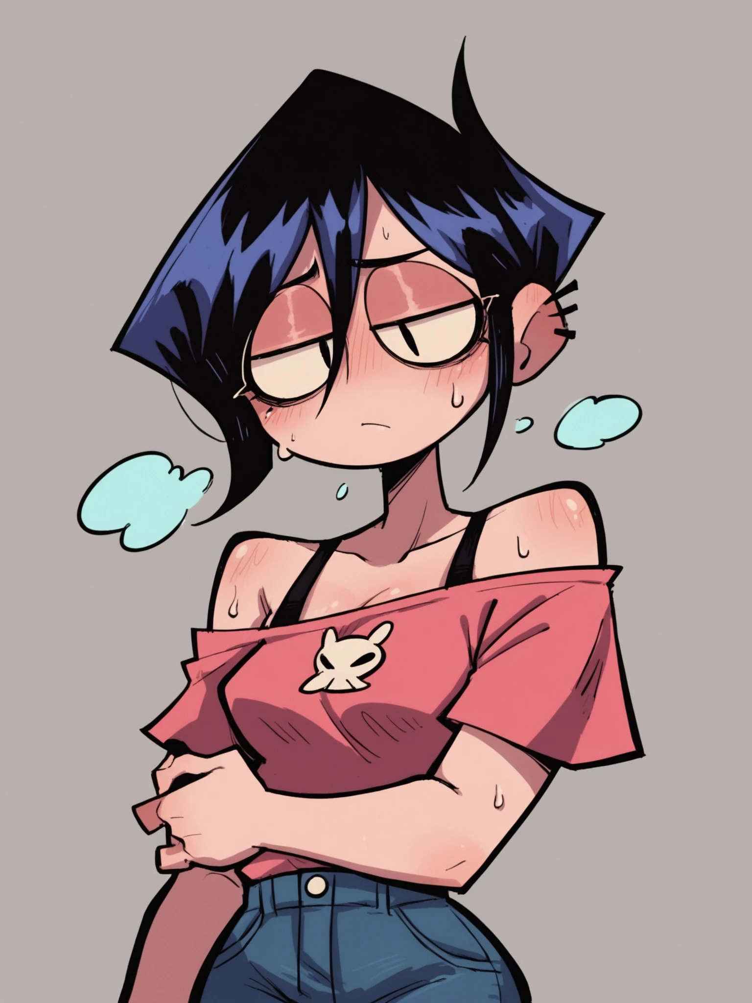 Completely naked