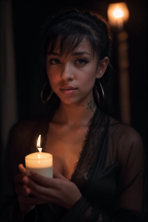 Merger_marupe_sash,
(in a dark room in (pitch black:1.2) amongst a (candle light vigil:1.2), (candles:1.1), (candle light:1.1), (pitch black room:1.2), (darkness:1.1), wearing a (sheer robe:1.1), robe, sheer, (lots of candles:1.2):1.2),
bokeh, f1.4, 40mm, photorealistic, raw, 8k, textured skin, skin pores, intricate details  <lora:epi_noiseoffset2:1>, epiCRealism