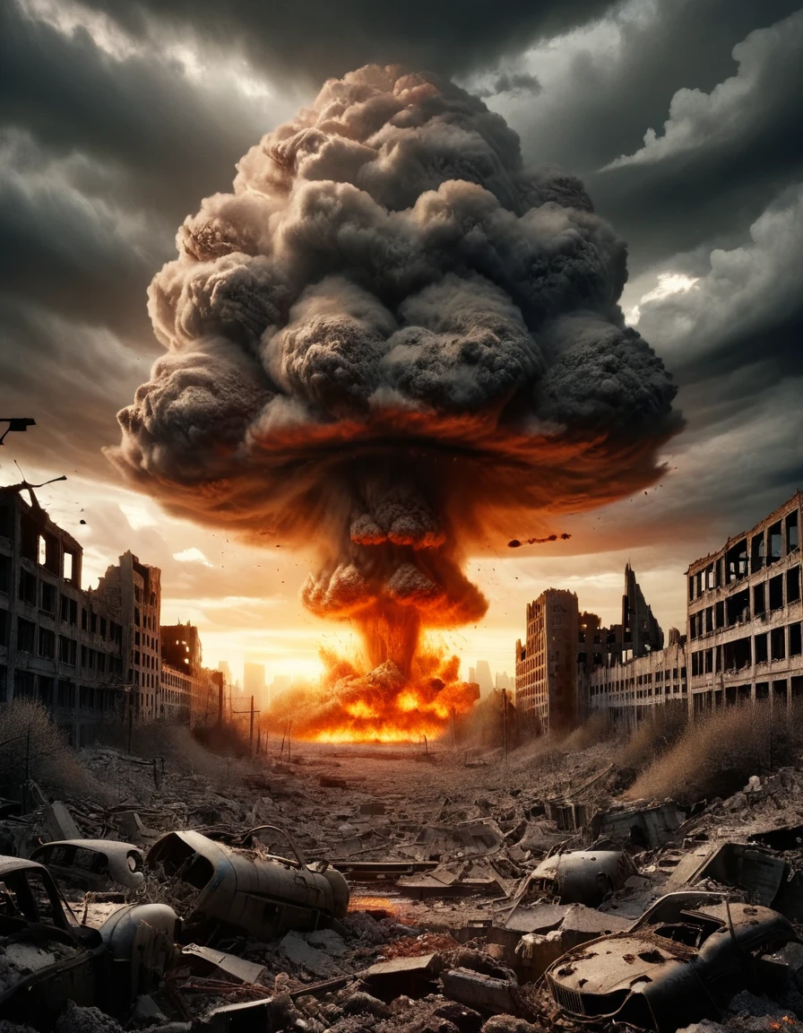 atomic bomb explosion, abocalyptic endzeit <lora:ral-apoctvisn-sdxl:1> ral-apoctvisn