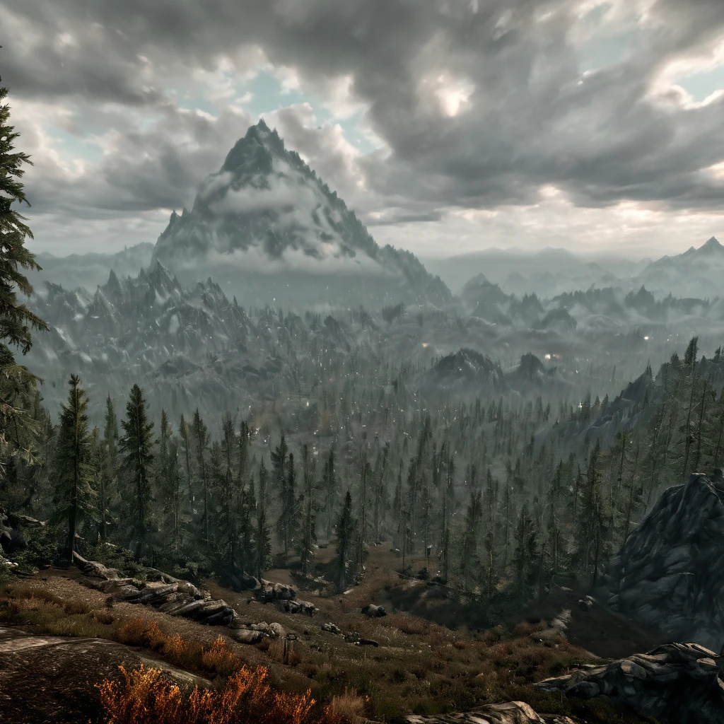 Masterpiece,absurd resolution,8k,high resolution,
<lora:SkyrimLandscapes:0.8>,
skyrimlandscapes, scenery, cloud, outdoors, sky, tree, nature, cloudy sky, forest, mountain, landscape